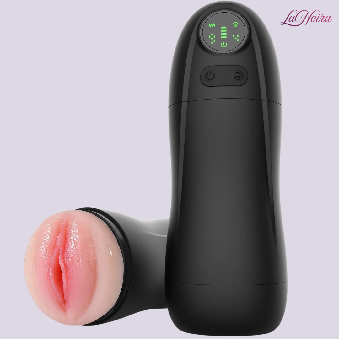 Tracy’s Dog Osburn X pleasure cup with digital control display and soft textured inner sleeve