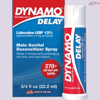 Dynamo Delay Spray for Men: 13% Lidocaine Formula | 270+ Sprays (0.75 fl oz)