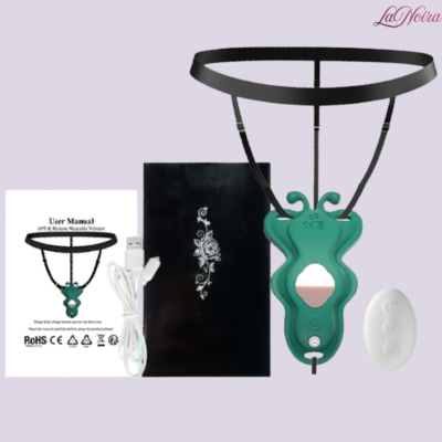 LaNoira Butterfly: App-Controlled Thong Vibrator – Dual C & U-Spot Motors & 81 Vibration Settings