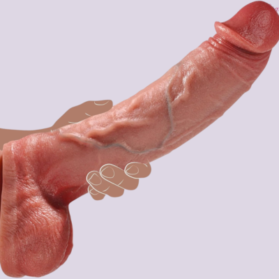 LaNoira Apex: 10.8" Dual-Density Silicone Dildo – Hyper-Size with Hook-Style Suction Base