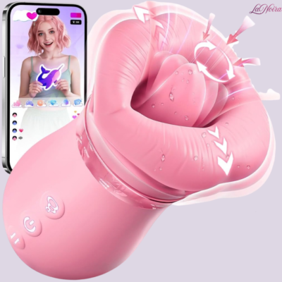 LaNoira Bloom: 5-in-1 Rose Clitoral Massager – App-Controlled 360° Flexible Stimulation