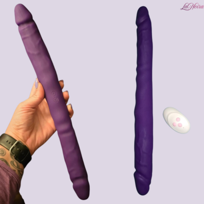 LaNoira Duet: 15.7" Vibrating Double-Ended Dildo – Dual Independent Motors & Wireless Remote