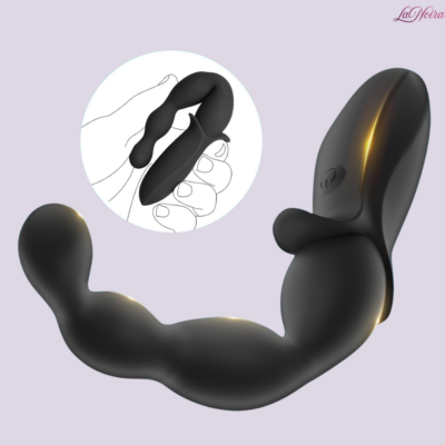 LaNoira Echo: Dual-Motor Vibrating Anal Beads – 10 Modes
