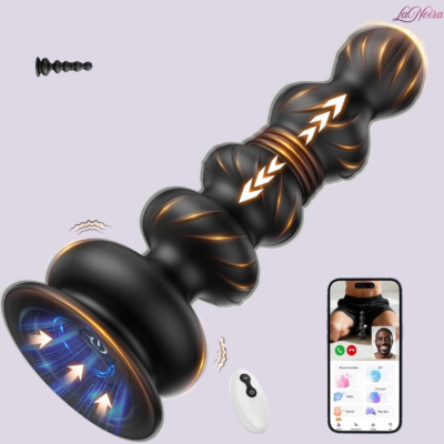 LaNoira HelixThrust: 8-in-1 Smart Anal Training System – Progressive Beads & Kinetic Thrusting | App Control