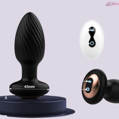 LaNoira Orbit: App-Controlled 360° Rotating Anal Plug – 9 Vibration Modes