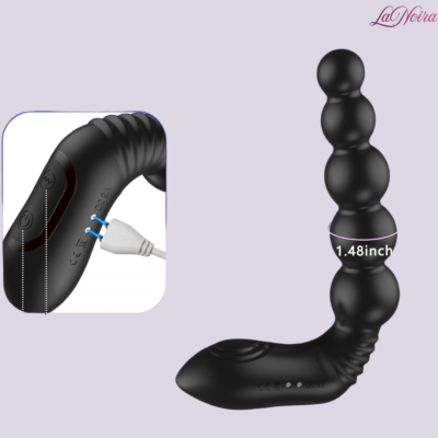 LaNoira PulseTap: Smart Tapping & Vibrating Anal Beads – 18 Kinetic Modes | App Control