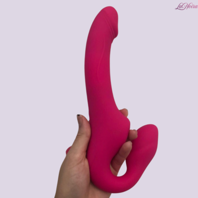LaNoira TapPulse: Double-Ended Tapping Strapless Dildo - Triple-Motor 10 Modes & Remote Control