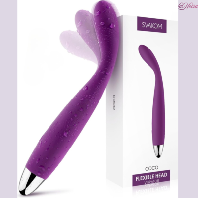 SVAKOM COCO G-Spot Vibrator: Ergonomic Finger-Style Stimulator – 25 Vibration Levels & 30° Anatomical Arch