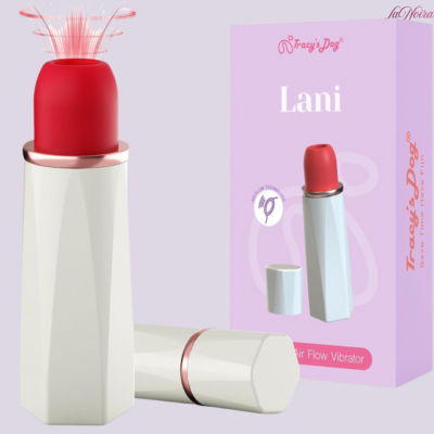 Tracy's Dog Lani: Sucking Bullet & Mini Lipstick Vibrator - 5 Intensities & 5 Pulse Patterns | Discreet Air-Pulse Technology