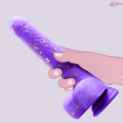 Tracy’s Dog JeliVoy: 9.25" Dual-Density Thrusting Dildo – 113°F Heating with Star-Embedded JellySkin