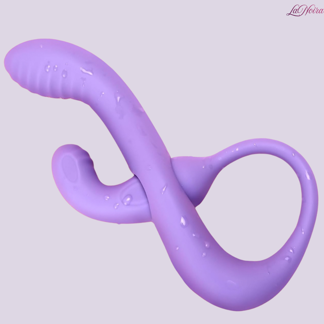 Tracy’s Dog Wizzy waterproof silicone rabbit vibrator with curved dual-stimulation design