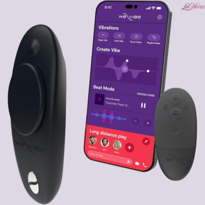 We-Vibe Moxie+: Wearable Panty Vibrator – App & Remote Controlled, 10 Intensity Levels