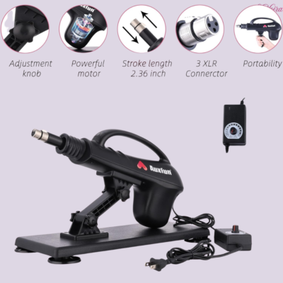 Auxfun Pro-Thrust: High-Performance Portable Sex Machine – 0-85° Adjustable Angle