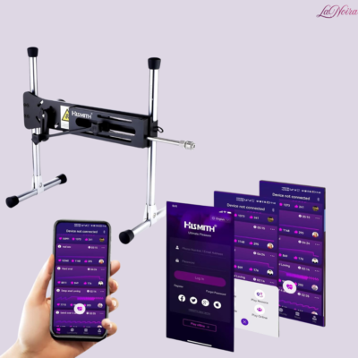 Hismith Premium 4.0 Sex Machine: 100W High-Torque Turbine Motor – 2.5" Digital Precision Display