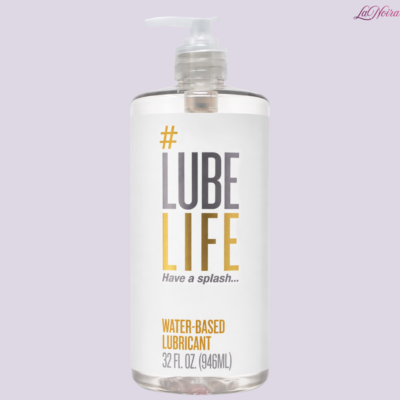 LUBELIFE 32oz Water-Based Personal Lubricant: Silky Smooth, Toy-Safe, and Non-Staining Formula (946ML)