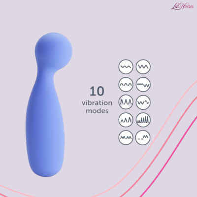 PlusOne Flexible Curved Massager: Waterproof 10-Mode Silicone Wand with Contoured Head