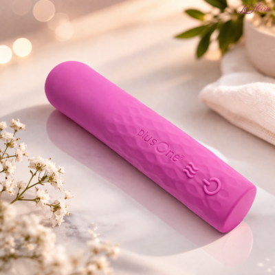 PlusOne Vibrating Bullet Massager: Upgraded Warming Feature & 10 Modes