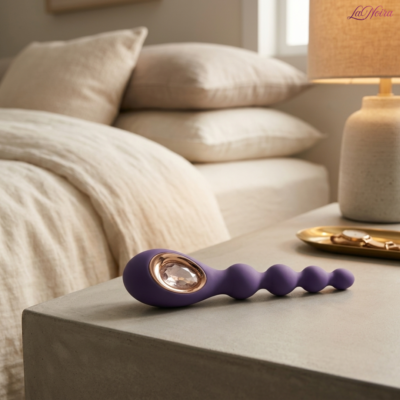 LELO SORAYA Beads: Vibrating Anal Beads - Bow-Motion Technology, 8 Pleasure Modes