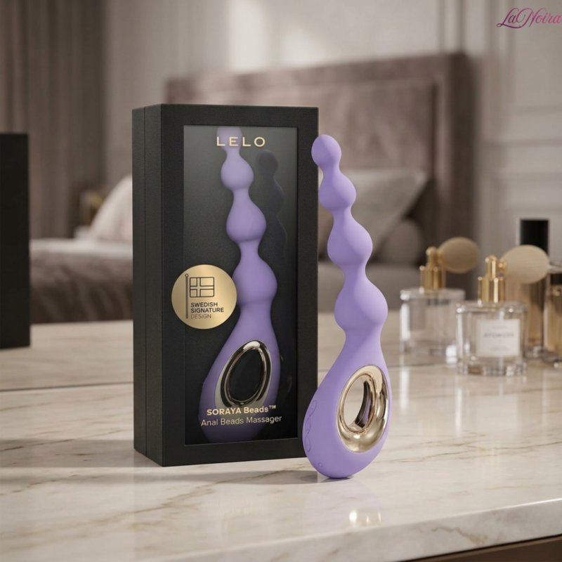 LELO SORAYA Beads: Vibrating Anal Beads - Bow-Motion Technology, 8 Pleasure Modes