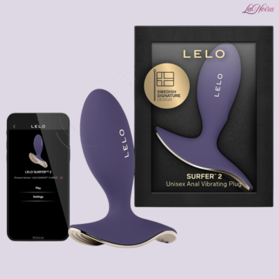LELO SURFER 2: Unisex Anal Vibrating Plug — App-Connected, 4+2 Modes