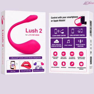LOVENSE Lush 2: App-Controlled G-Spot Vibrator - 10 Vibration Modes