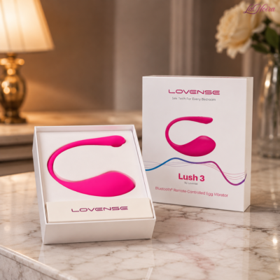 LOVENSE Lush 3: Wearable G-Spot Vibrator - App-Controlled, Whisper-Quiet, IPX7