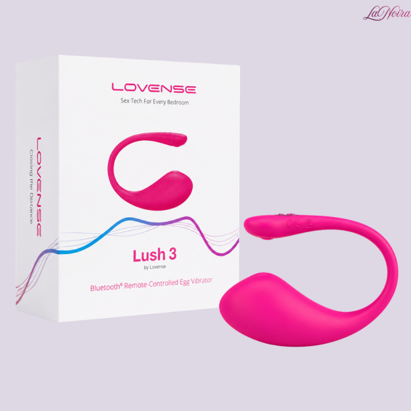 LOVENSE Lush 3: Wearable G-Spot Vibrator - App-Controlled, Whisper-Quiet, IPX7
