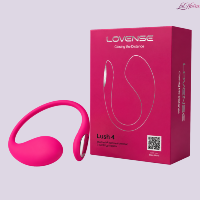 LOVENSE Lush 4: Wearable G-Spot Vibrator - Fast Charge, 36 dB Whisper-Quiet, IPX7
