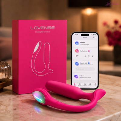 LOVENSE Lush Anal: Beginner Anal Vibrator - App-Controlled, LED Tail, 33 dB Quiet