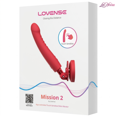 LOVENSE Mission 2: App-Controlled Thrusting Vibrator – Touch-Sense With Adjustable 180° Suction Cup