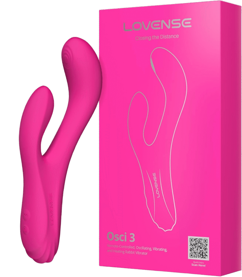 LOVENSE Osci 3: App-Controlled Heating Oscillating Rabbit Vibrator