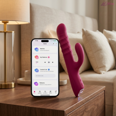 LOVENSE Velvo: Rabbit Vibrator - NeoSpin Technology, App-Controlled, G-Spot & Clitoral