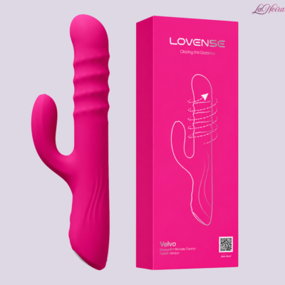 LOVENSE Velvo: Rabbit Vibrator – NeoSpin Technology, App-Controlled, G-Spot & Clitoral
