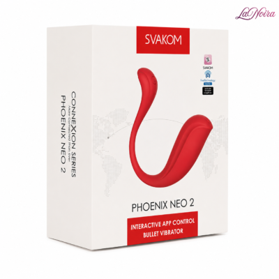 SVAKOM Phoenix Neo 2: App-Controlled Wearable Vibrator - IPX7 Waterproof - 11 Vibration Modes