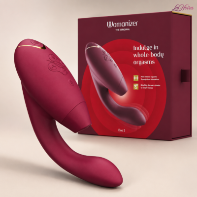 Womanizer Duo 2: Dual-Action Pleasure Air & Clitoral & G-Spot Stimulator